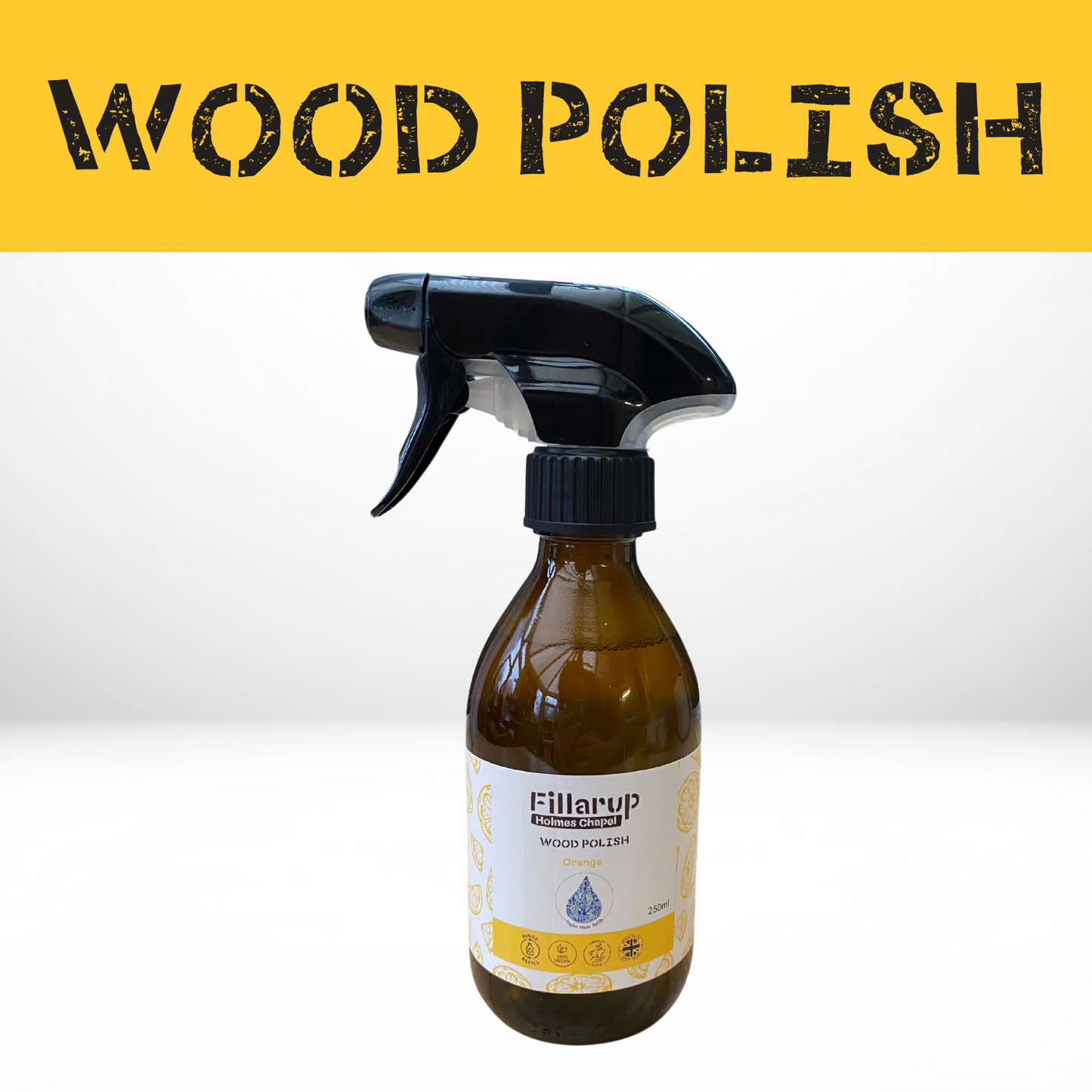 Wood Polish - Orange - 250ml