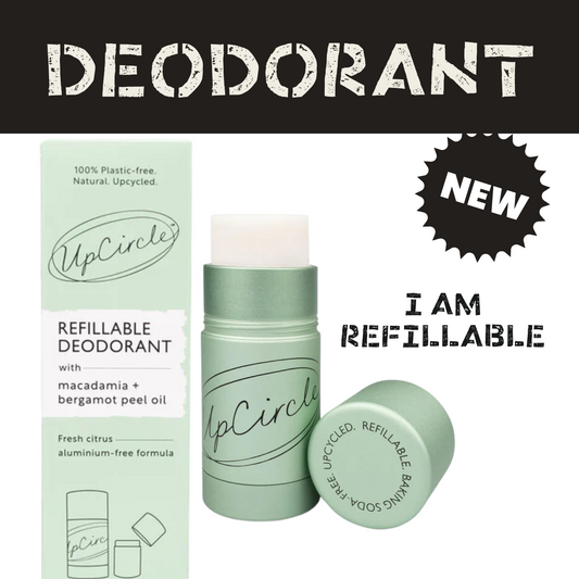 Refillable Deodorant with Macadamia + Bergamot
