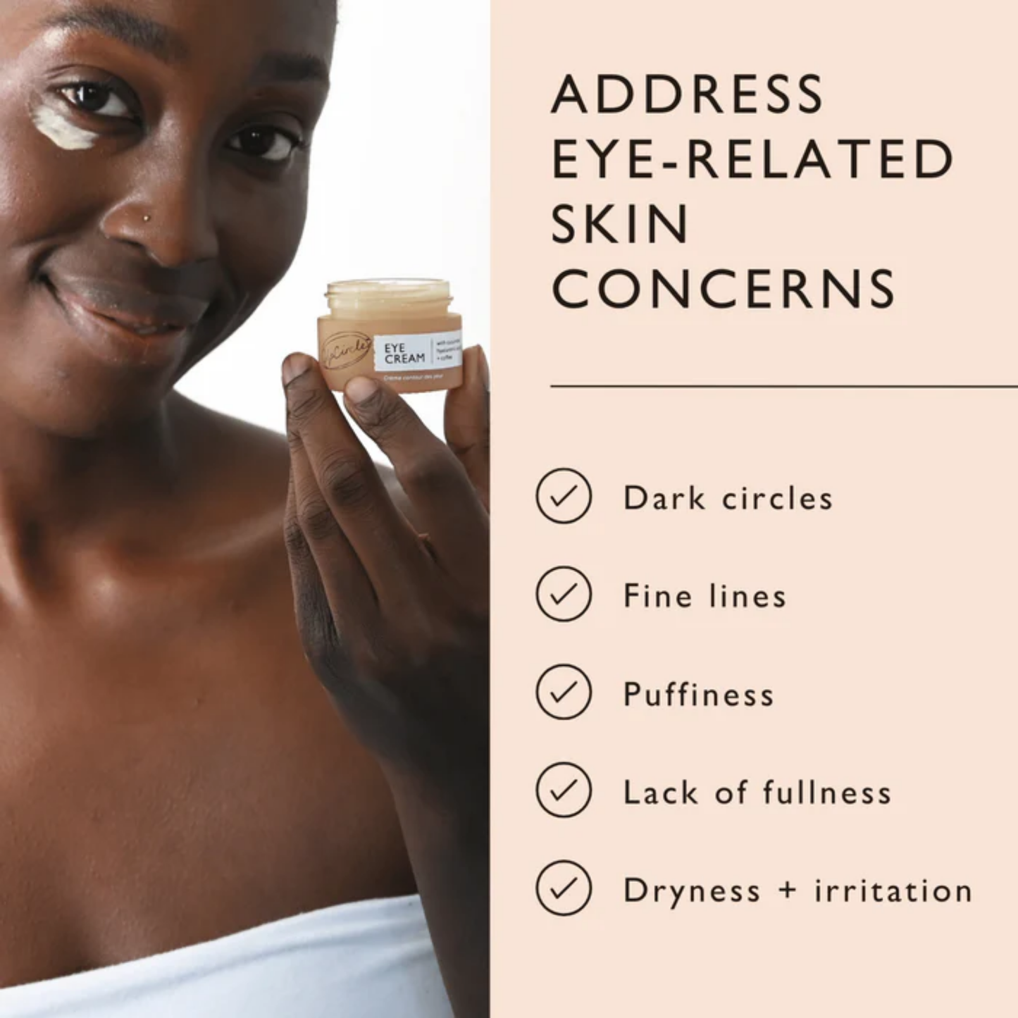 REFILL - Eye Cream with Cucumber, Hyaluronic Acid + Coffee