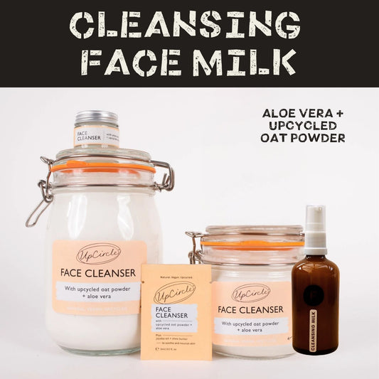 Cleansing Face Milk with Oat Powder + Aloe Vera
