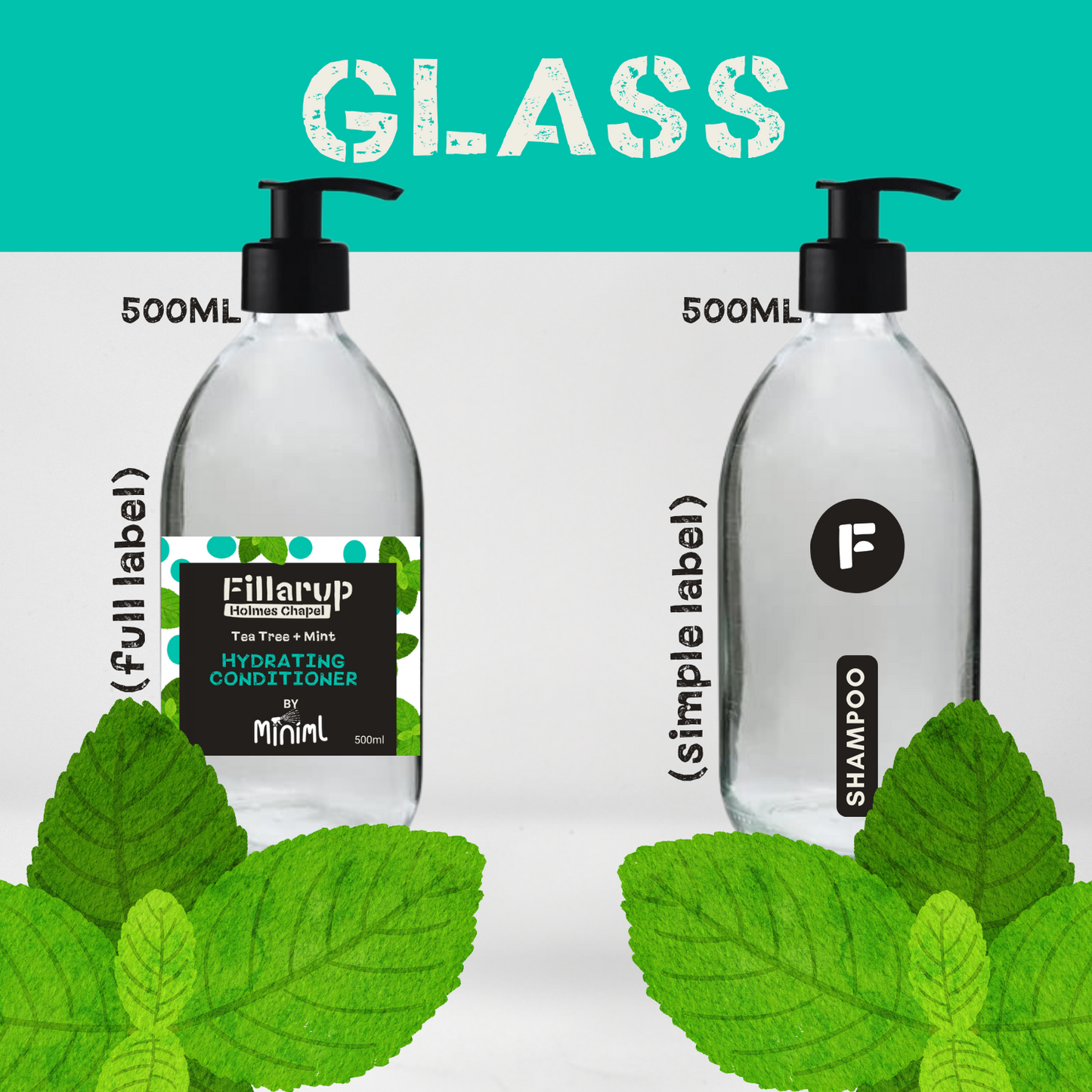 Tea Tree & Mint - Hair Conditioner - Pre-filled Bottles