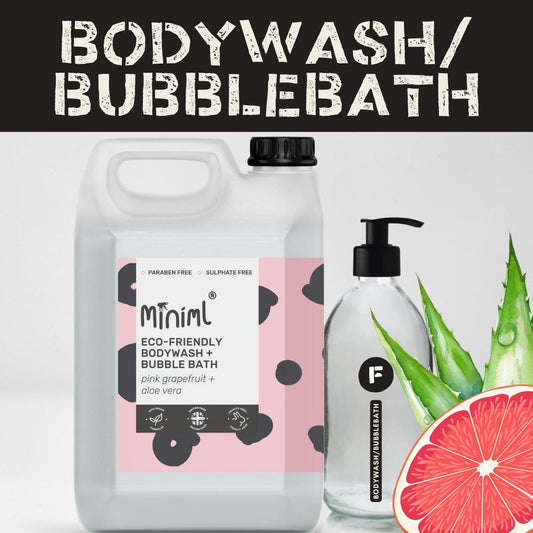 Bodywash & Bubblebath - Pink Grapefruit + Aloe Vera