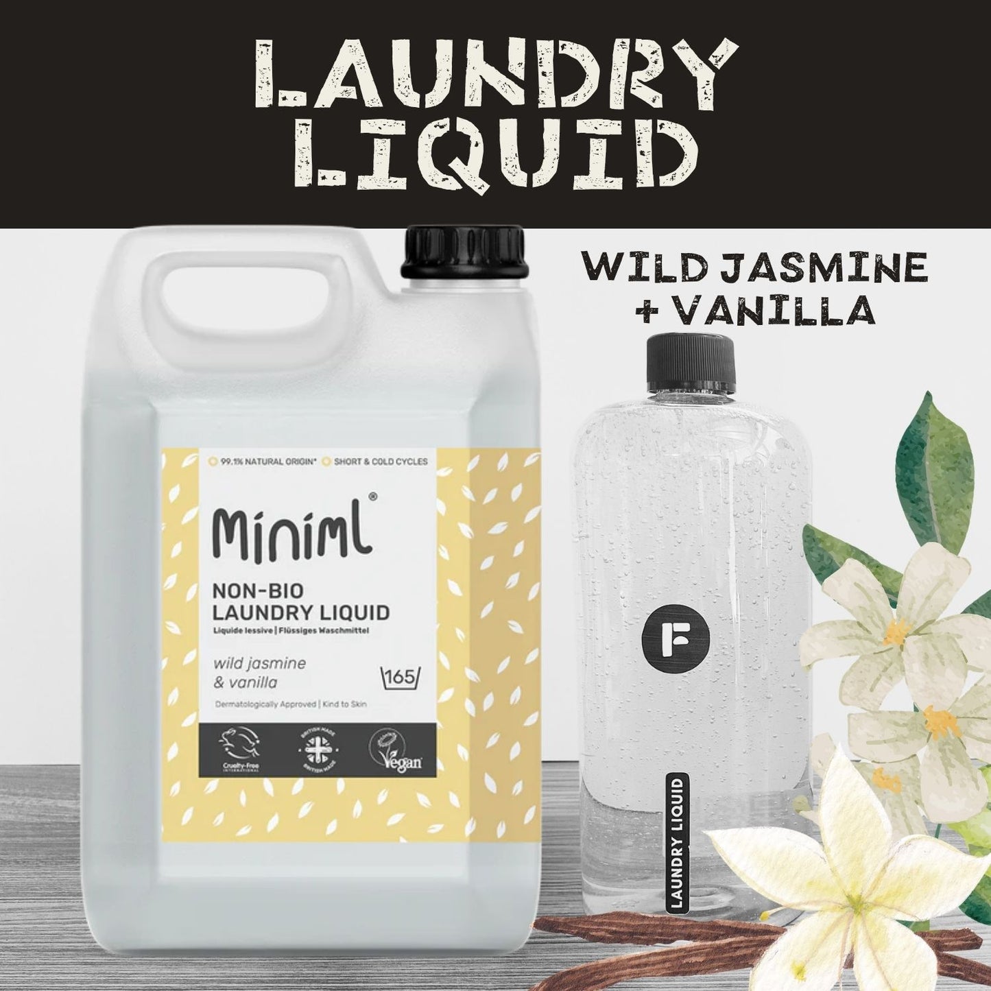 Jasmine + Vanilla - Laundry Liquid