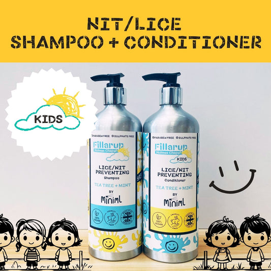 Lice/Nit Preventing - Shampoo & Conditioner - Tea Tree & Mint