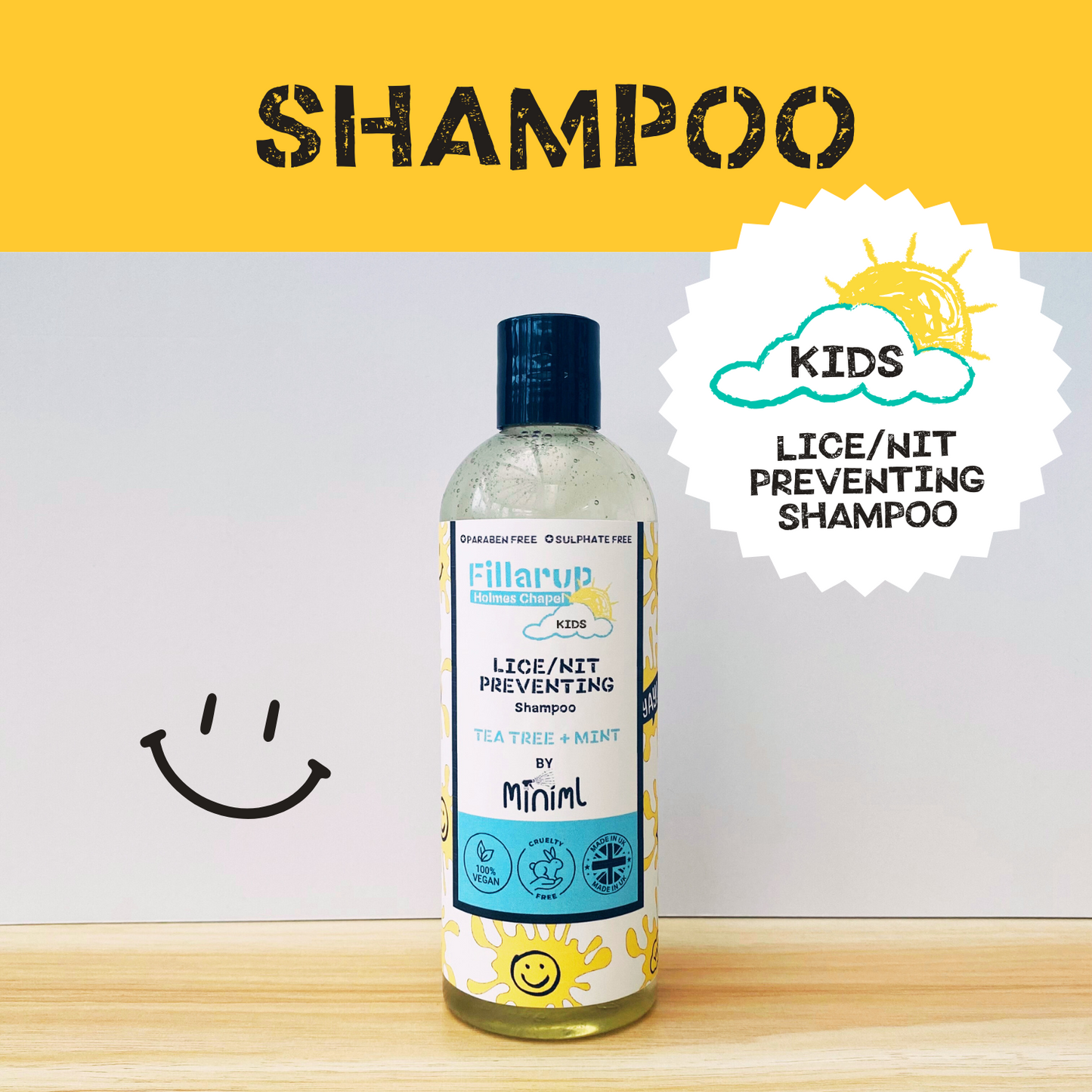 Lice/Nit Preventing - Tea Tree & Mint - Shampoo