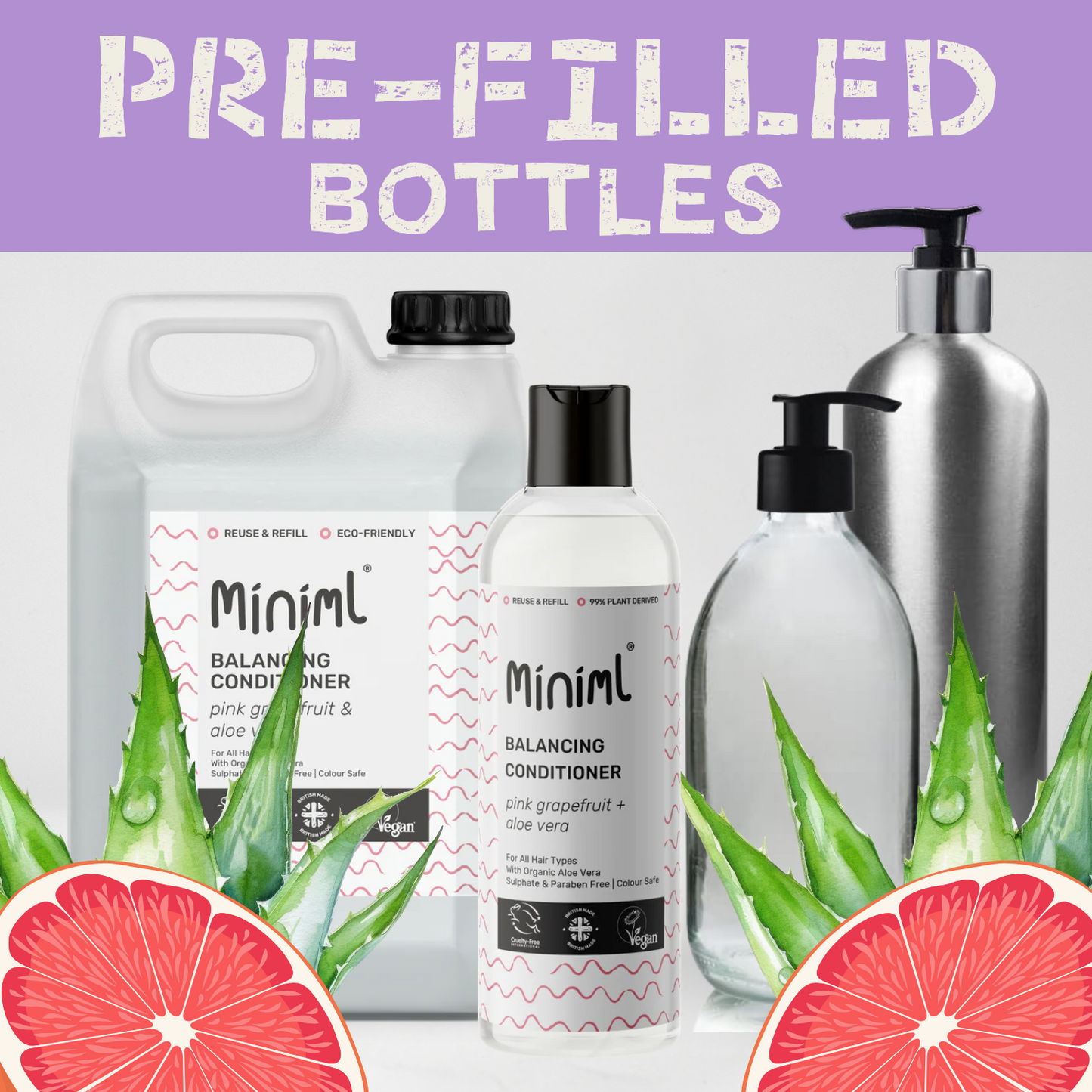 Hair Conditioner - Pink Grapefruit & Aloe Vera