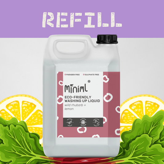 Washing Up Liquid - Rhubarb & Lemon - Refill