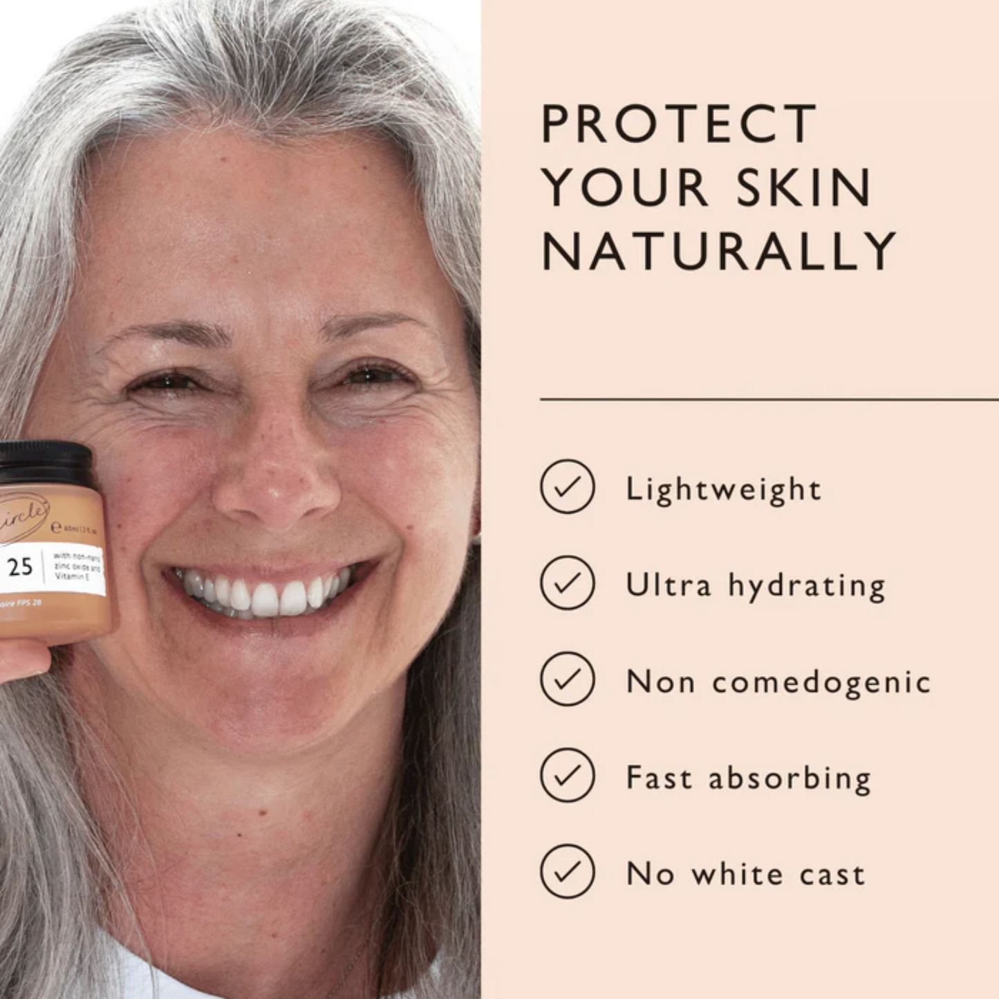 UpCircle SPF 25 Mineral Sunscreen (60ml)