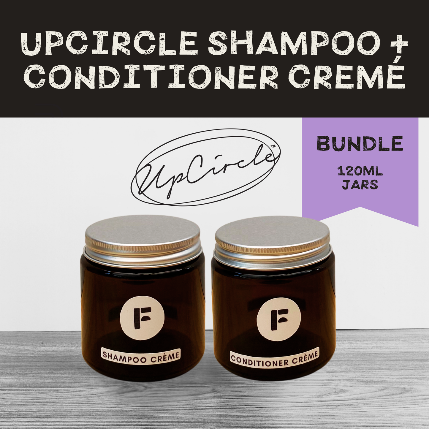 Shampoo + Conditioner Crème Duo (120ml jars)