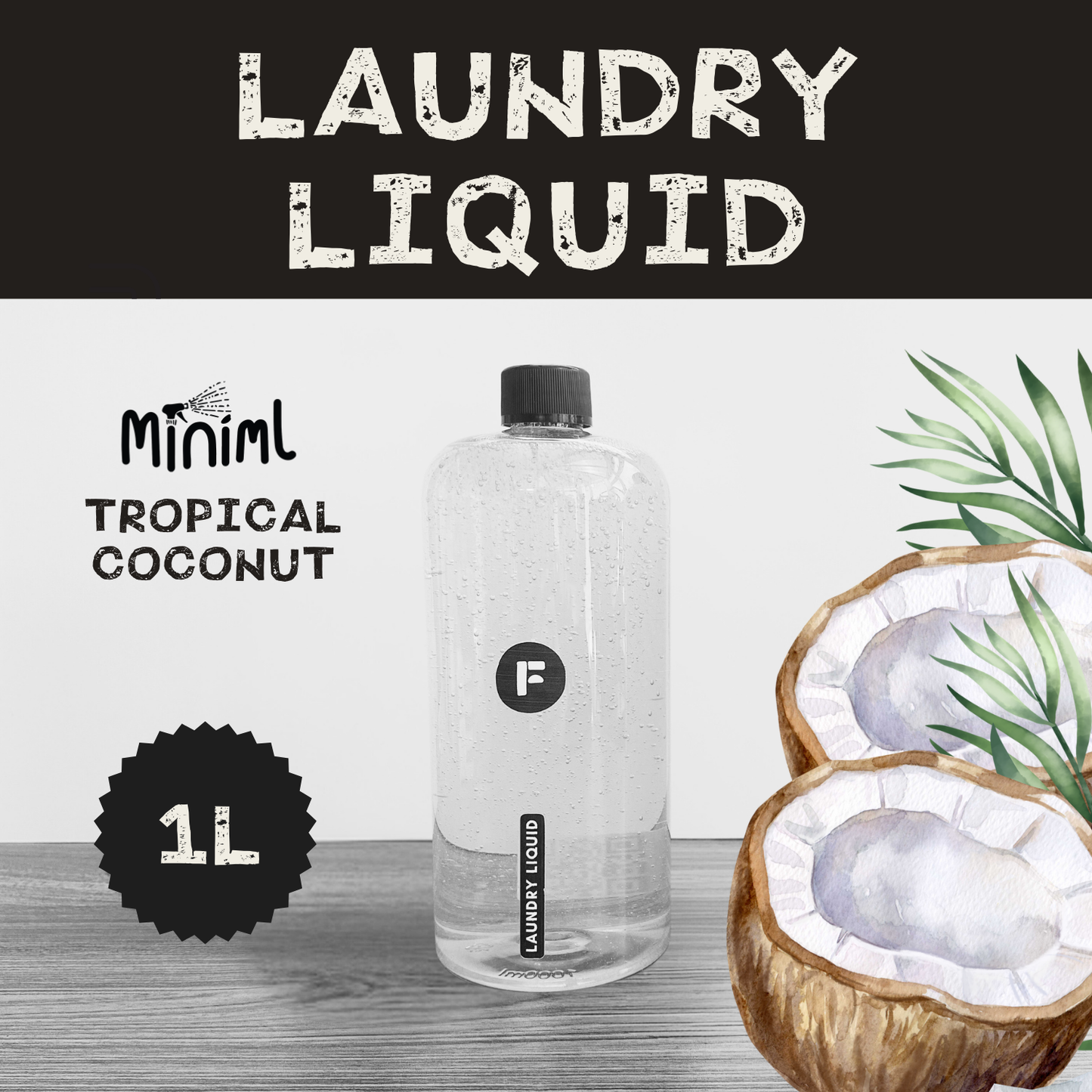 Laundry Liquid - 1l Bottles
