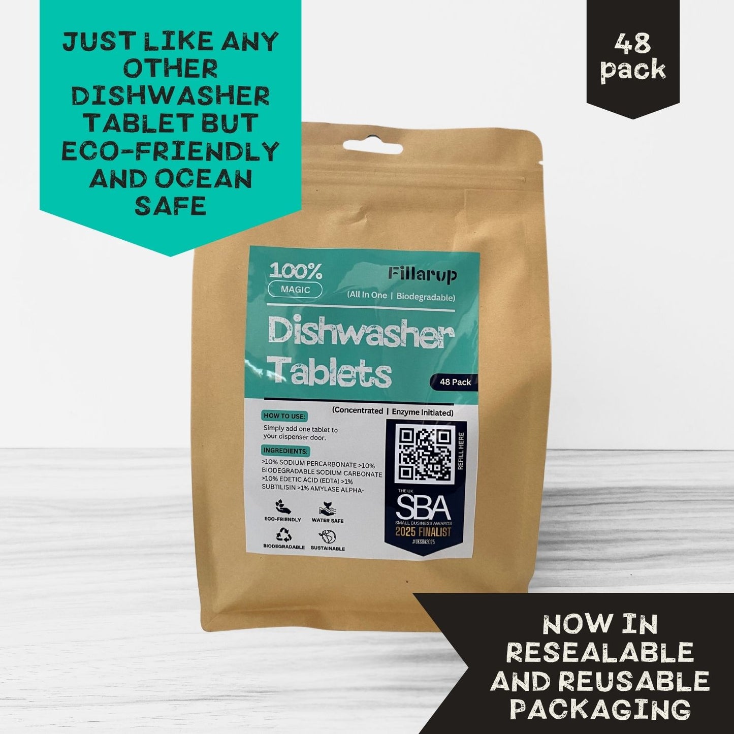 Biodegradable Dishwasher Tablets