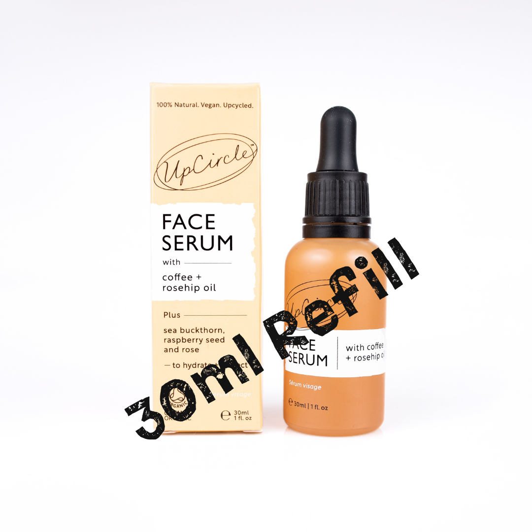 Organic Face Serum with Coffee + Rosehip Oil (30ml) REFILL