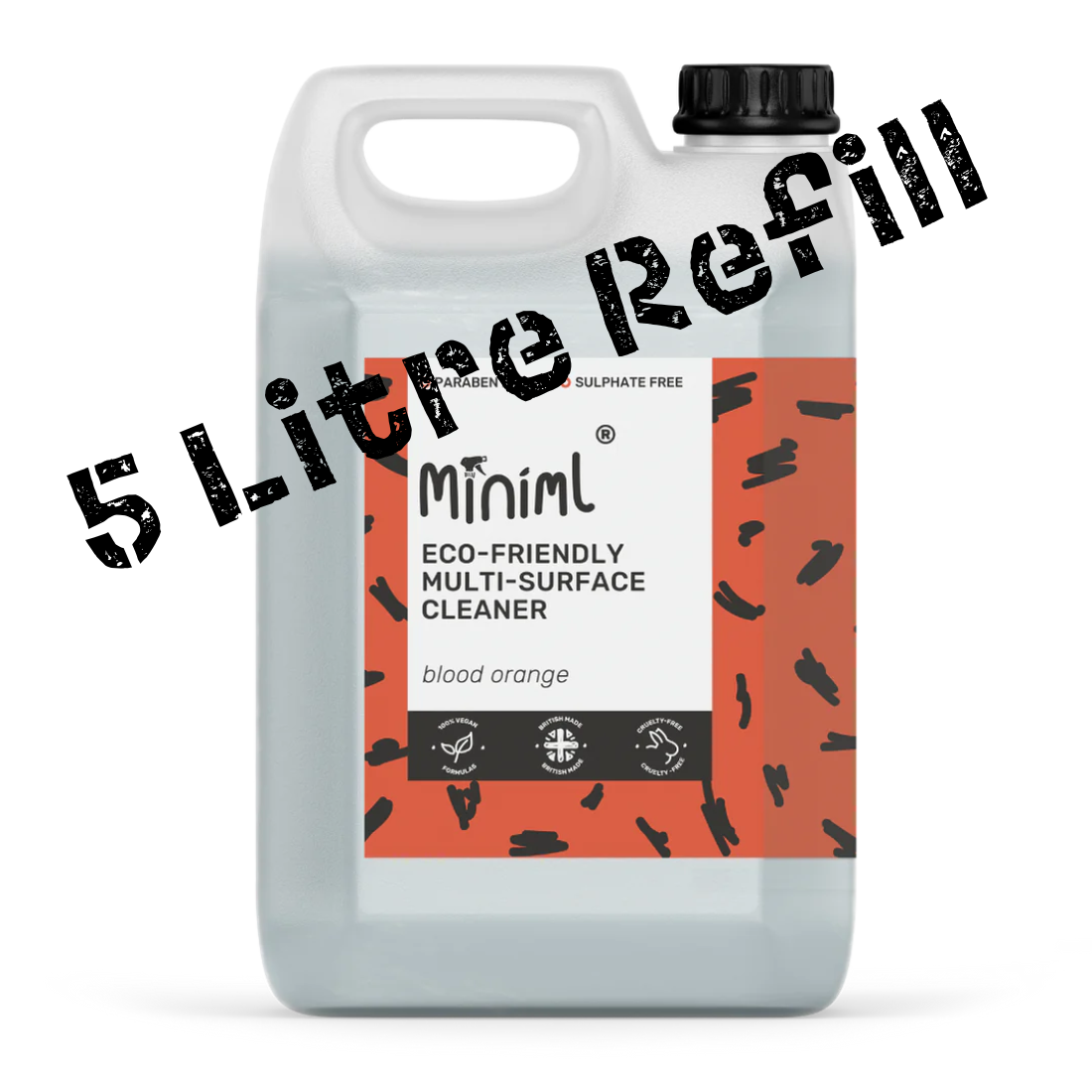 Multi-Surface Cleaner - Blood Orange - 5L Jerry Can Refill