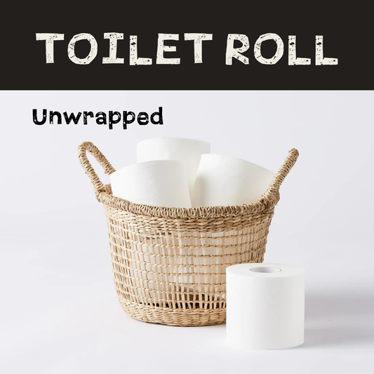 Unwrapped Bamboo Toilet Paper