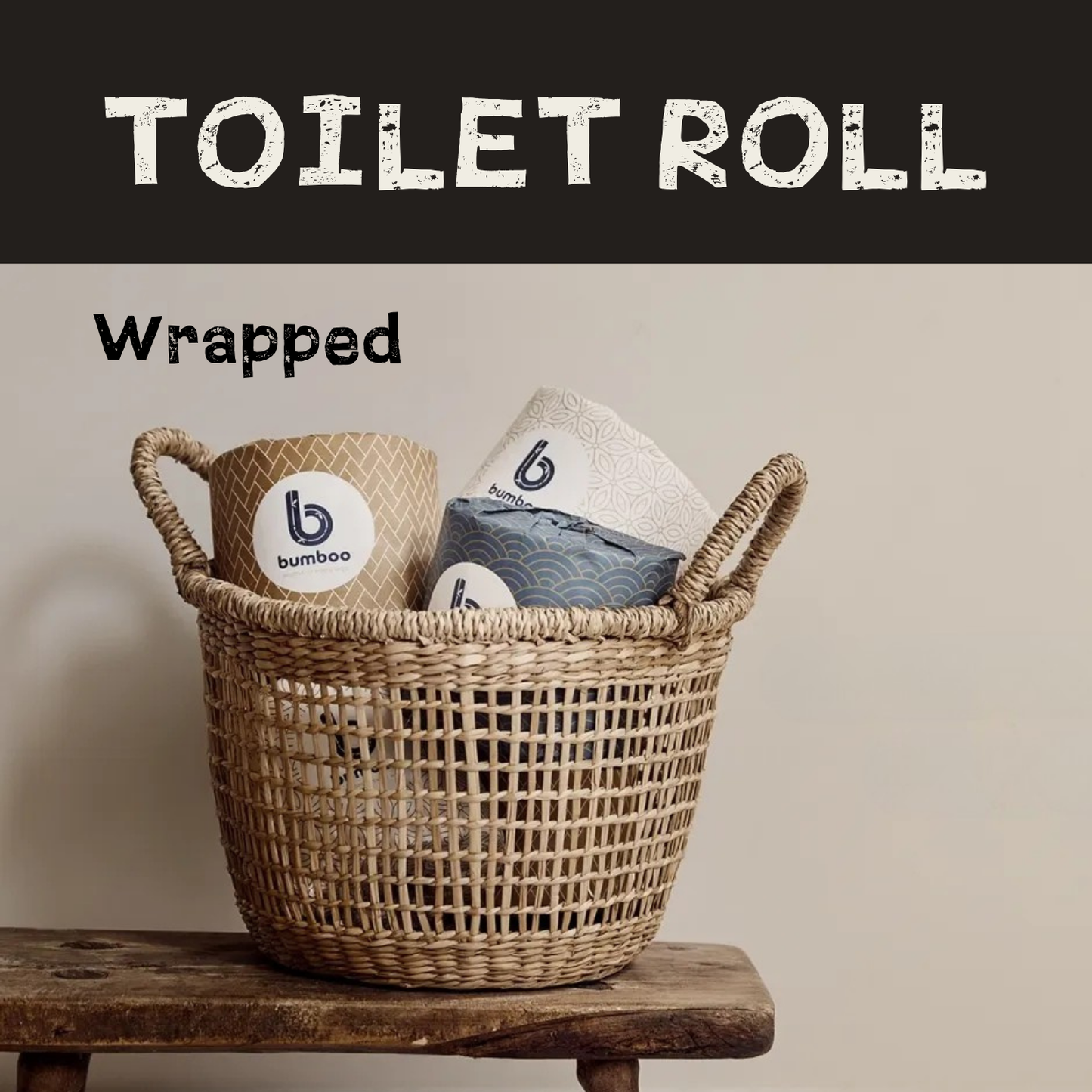 Wrapped Bamboo Toilet Paper