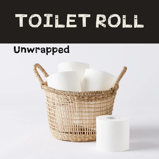 Unwrapped Bamboo Toilet Paper