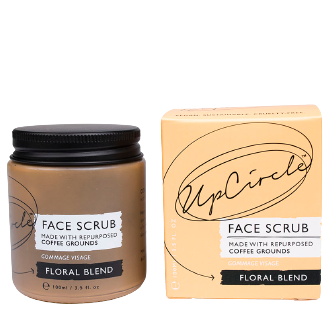 Face Scrub with Coffee + Rosehip Oil - Floral Blend (100ml)