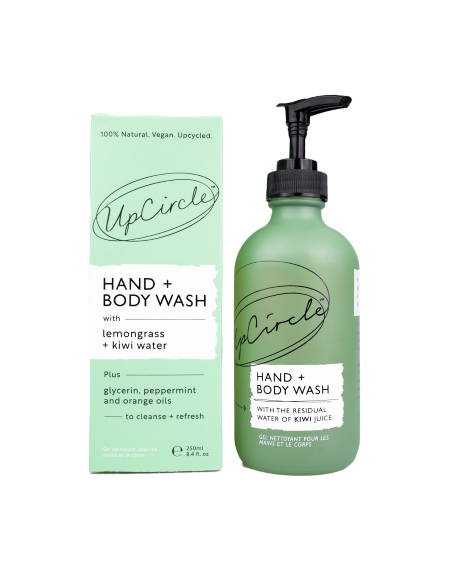 Hand & Body Wash with Lemongrass & Kiwi Water (250ml)