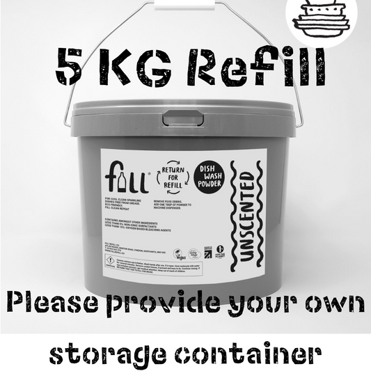 Dishwasher Powder by Fill - Bulk 5KG Refill