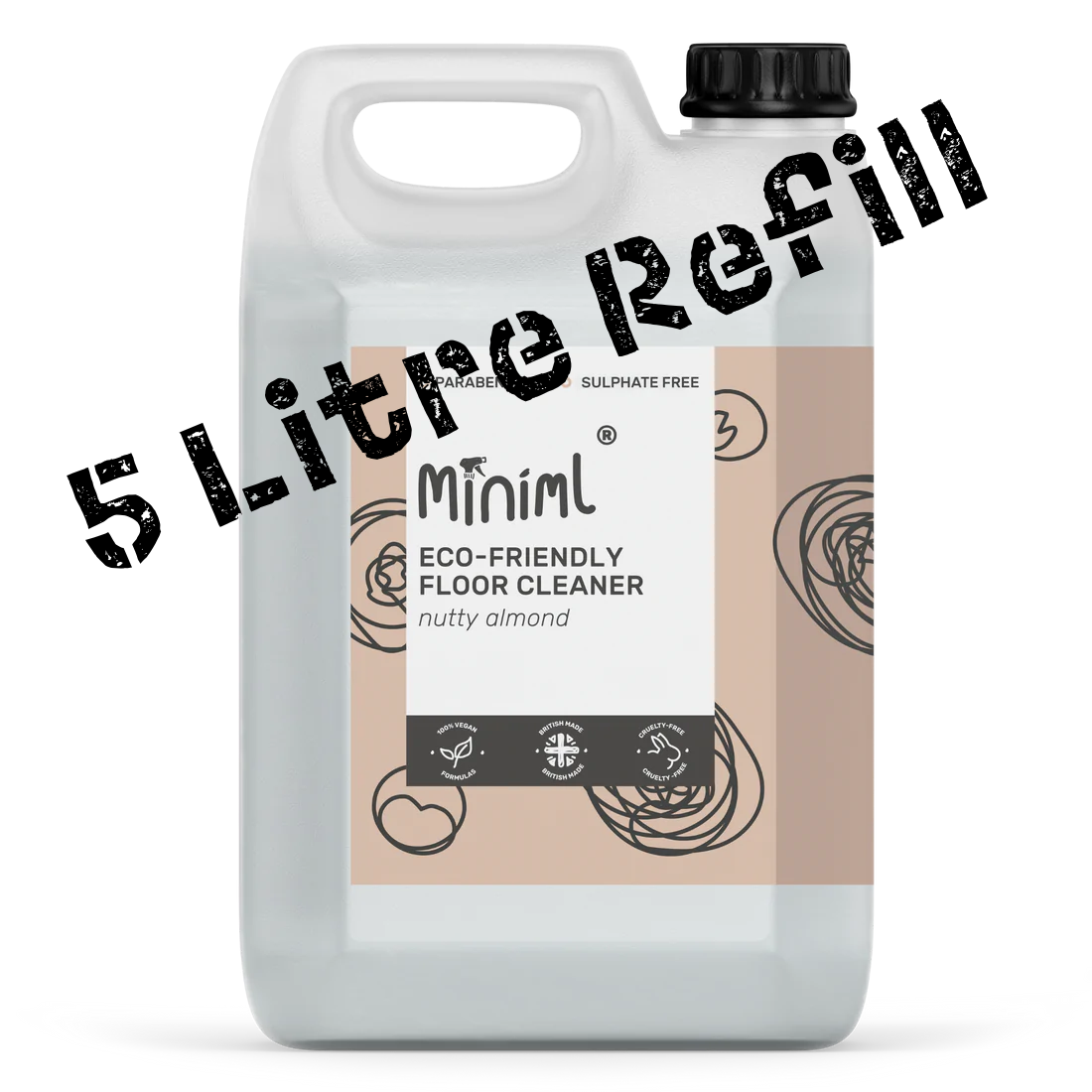 Floor Cleaner - Nutty Almond - 5L Jerry Can Refill