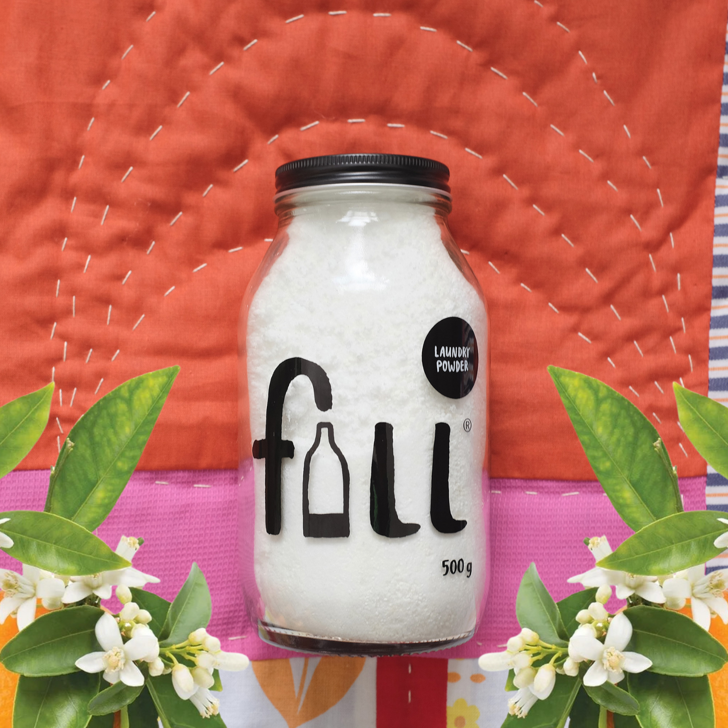 Laundry Powder 500G Glass Jar Petitgrain