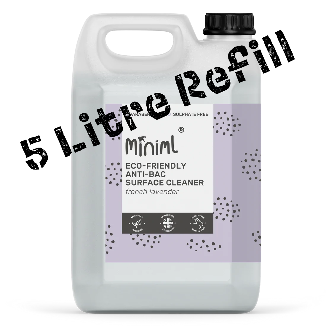 Anti-Bac Surface Cleaner - French Lavender - 5L Jerry Can Refill