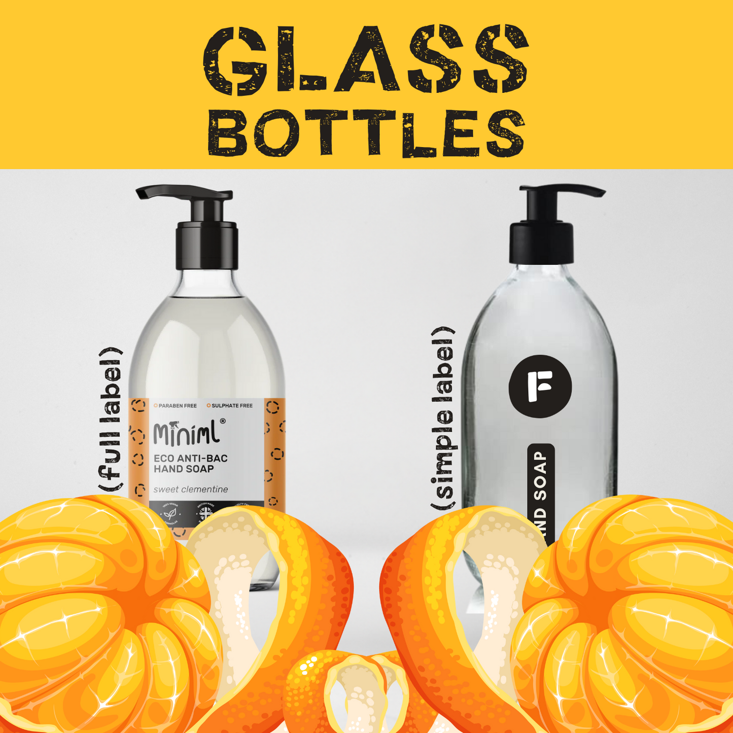 Anti-Bac Hand Soap - Sweet Clementine - Prefilled Bottles