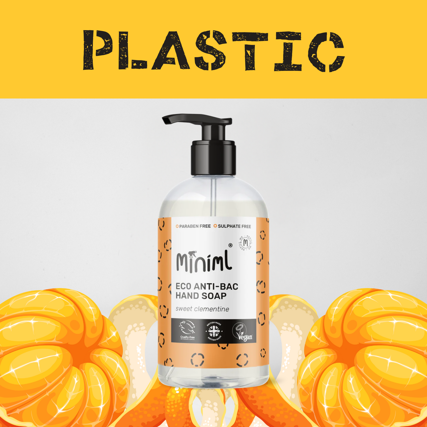 Anti-Bac Hand Soap - Sweet Clementine - Prefilled Bottles