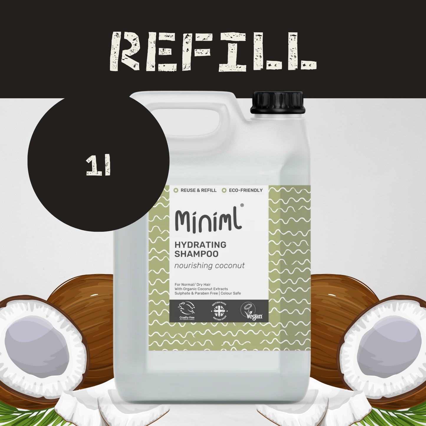 Nourishing Coconut - Hair Shampoo - Refill