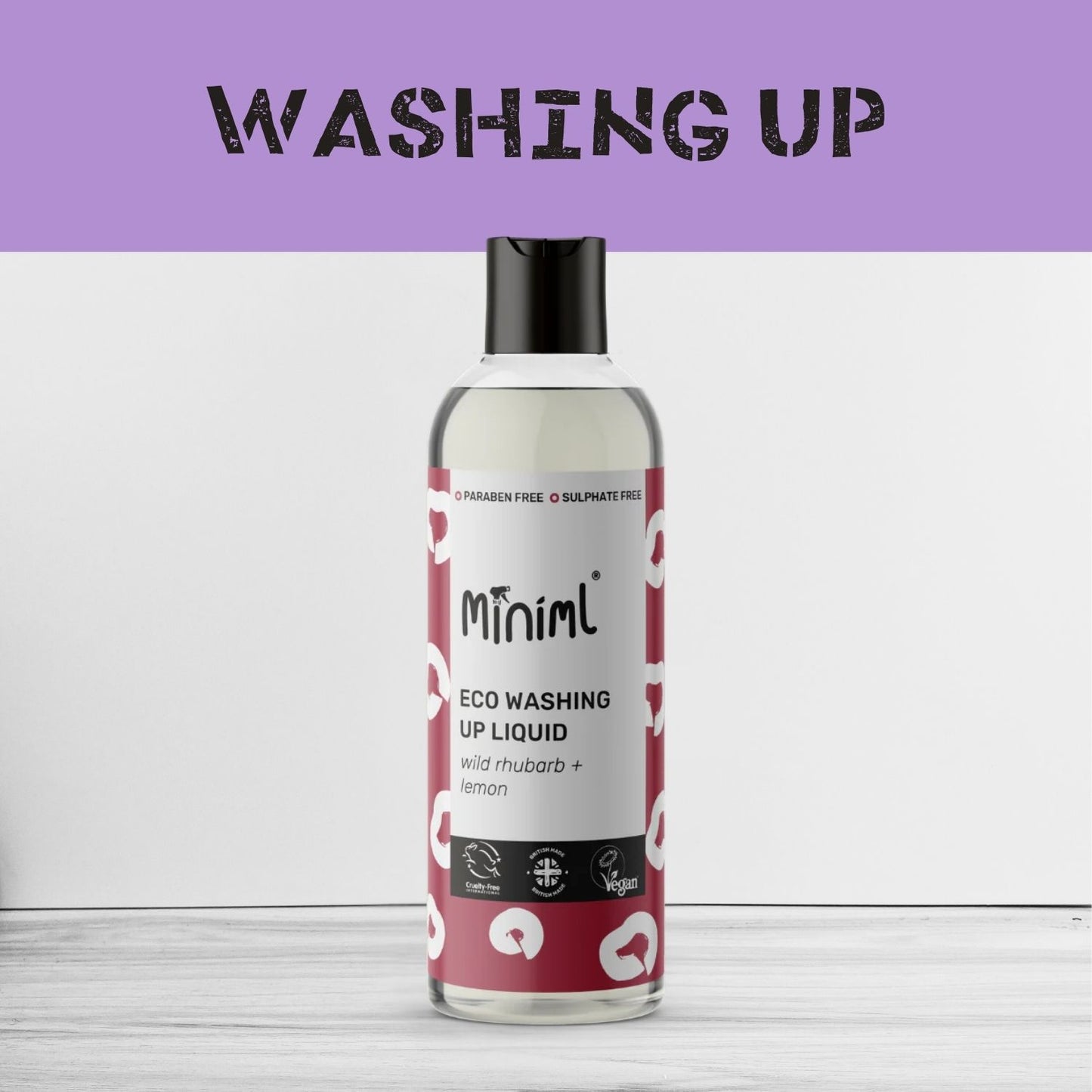 Washing Up Liquid - Wild Rhubarb + Lemon