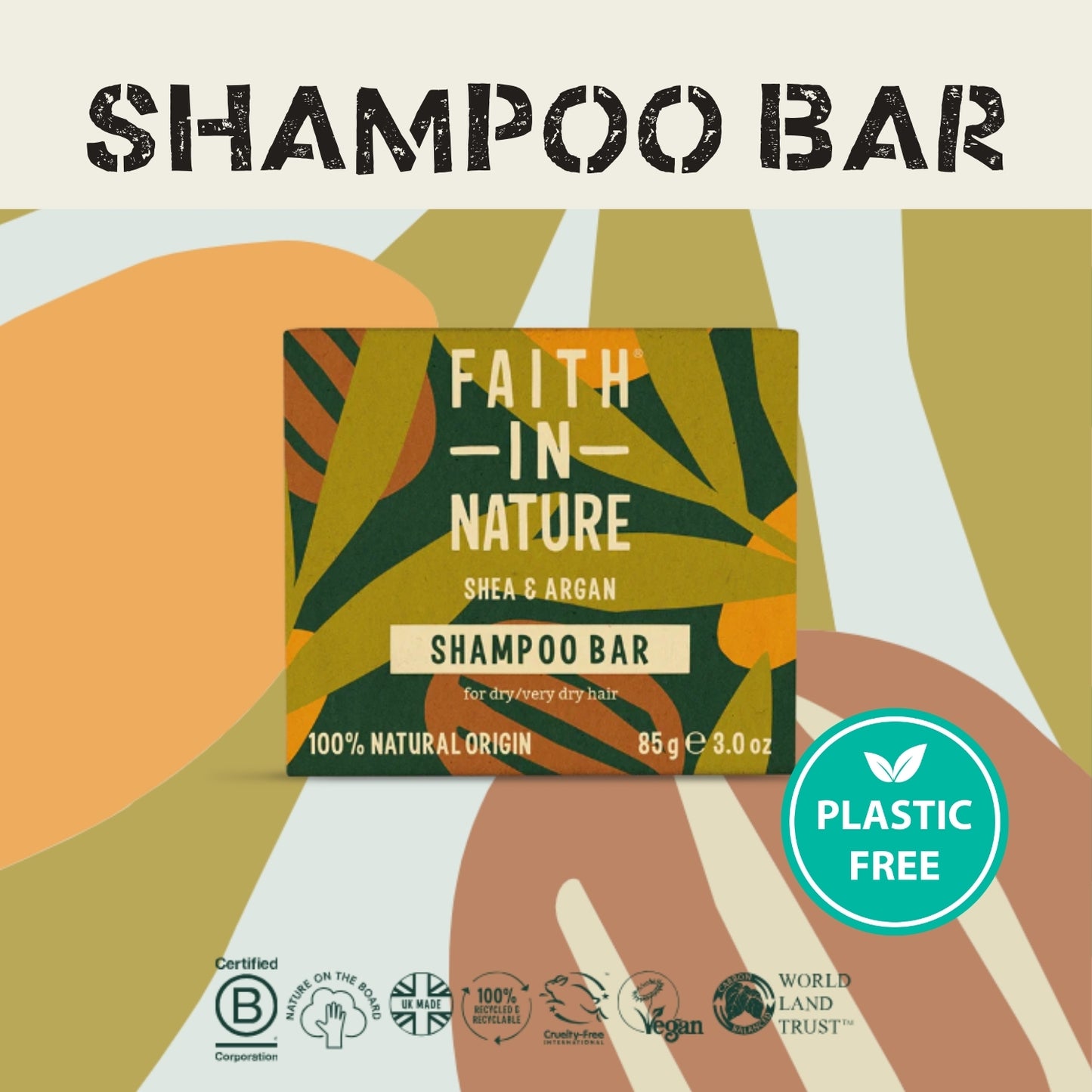 Shampoo Bar - Shea & Argan - Dry / Very Dry Hair