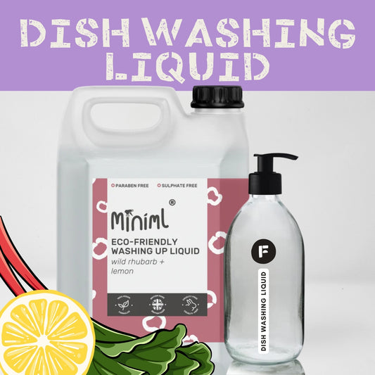 Washing Up Liquid - Rhubarb & Lemon - Refill