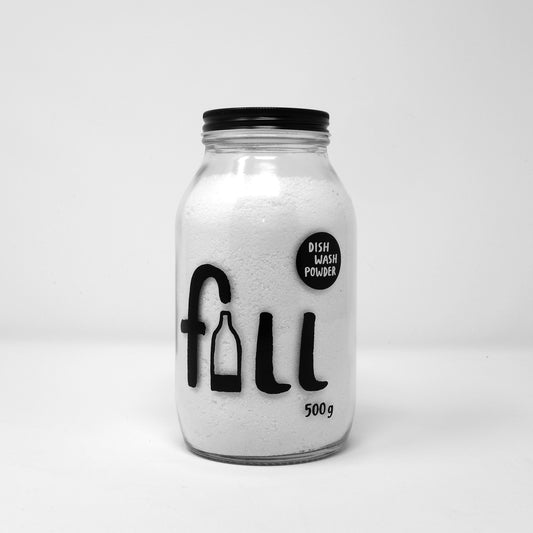 Dishwasher Powder by Fill - 500G Glass Jar