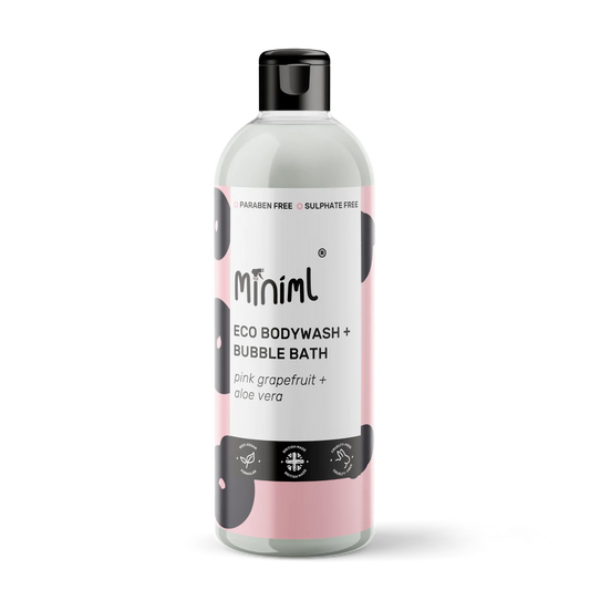 Bodywash & Bubblebath - Pink Grapefruit & Aloe Vera - 500ML plastic flip cap